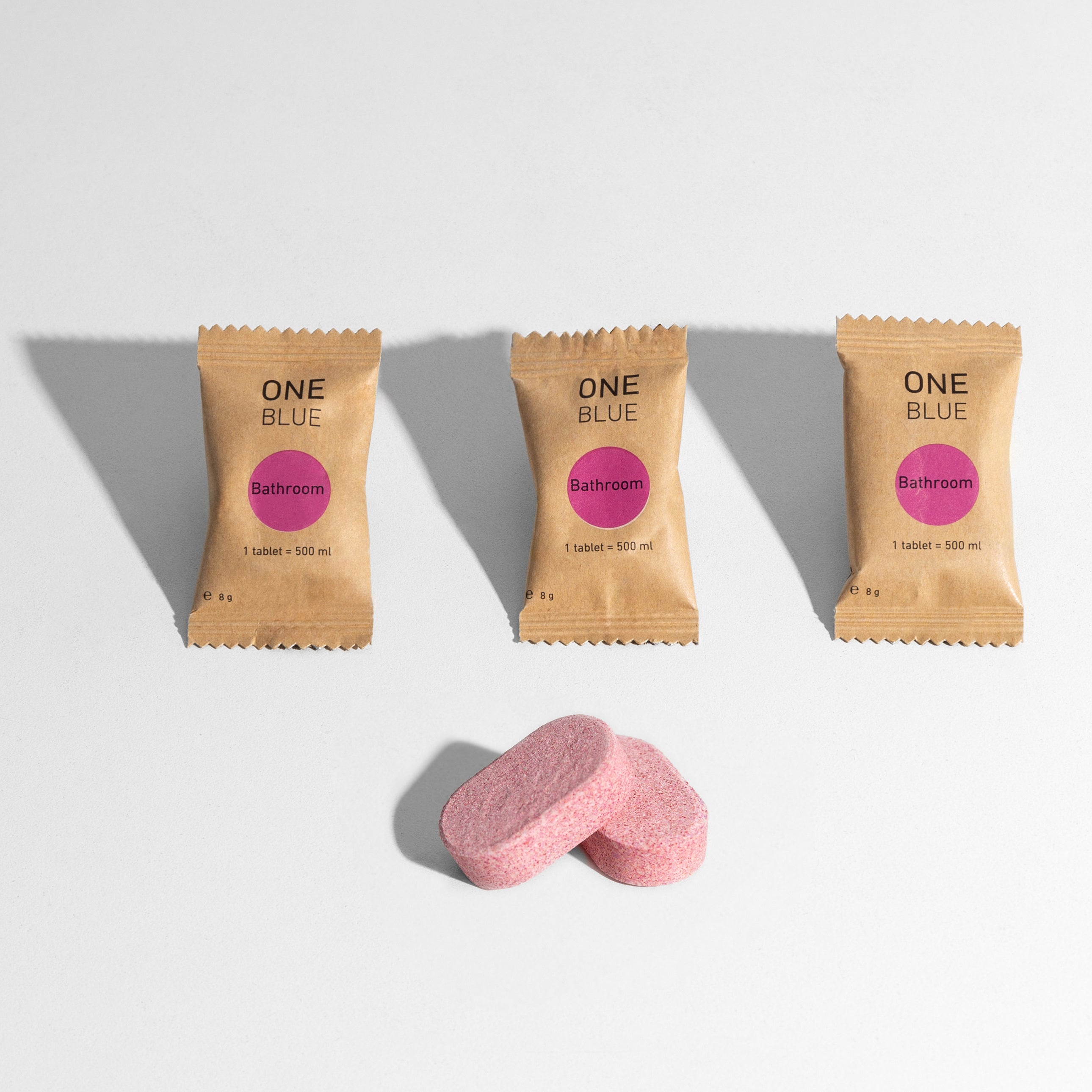 3 refill tablets bathroom cleaner