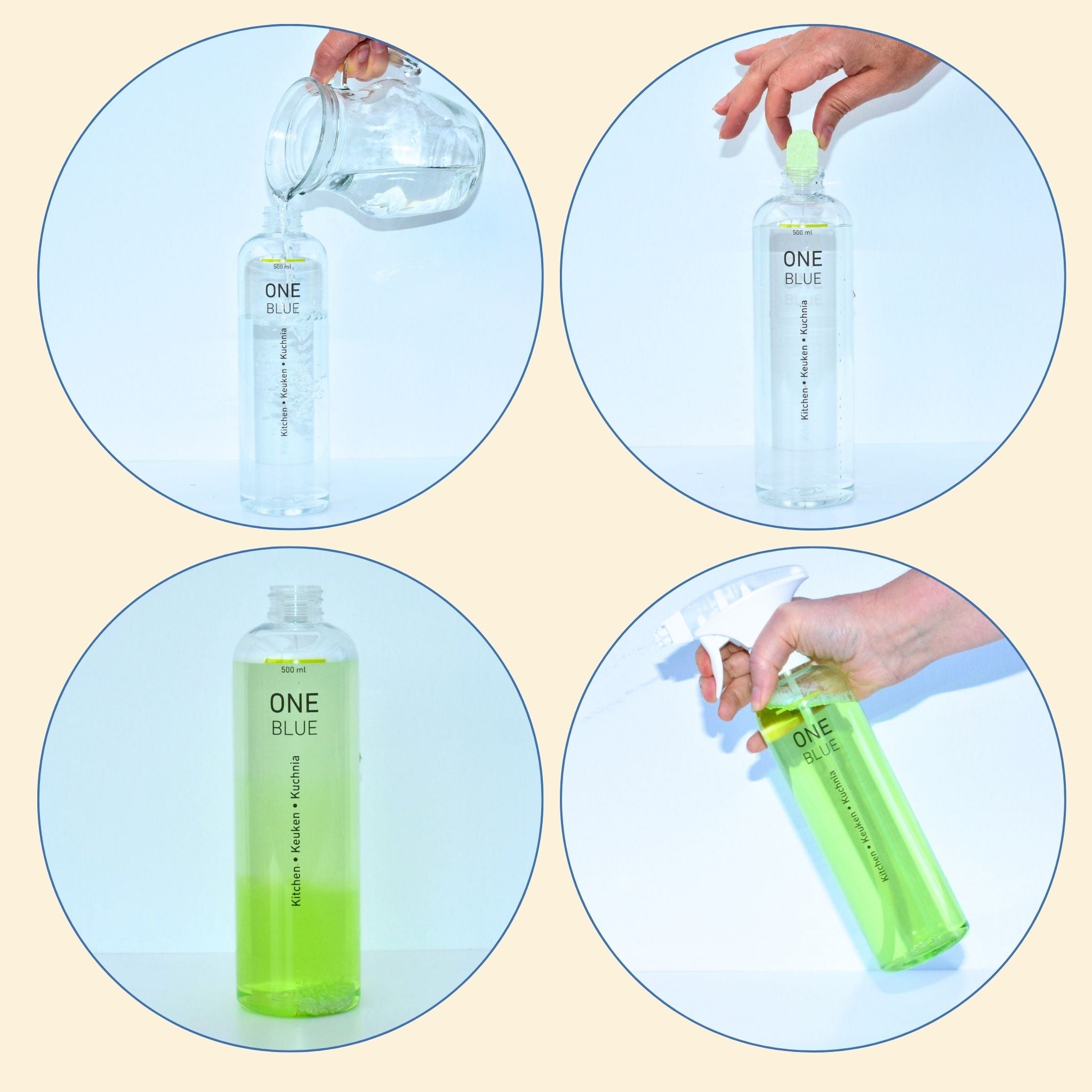 How to make One Blue kitchen cleaner