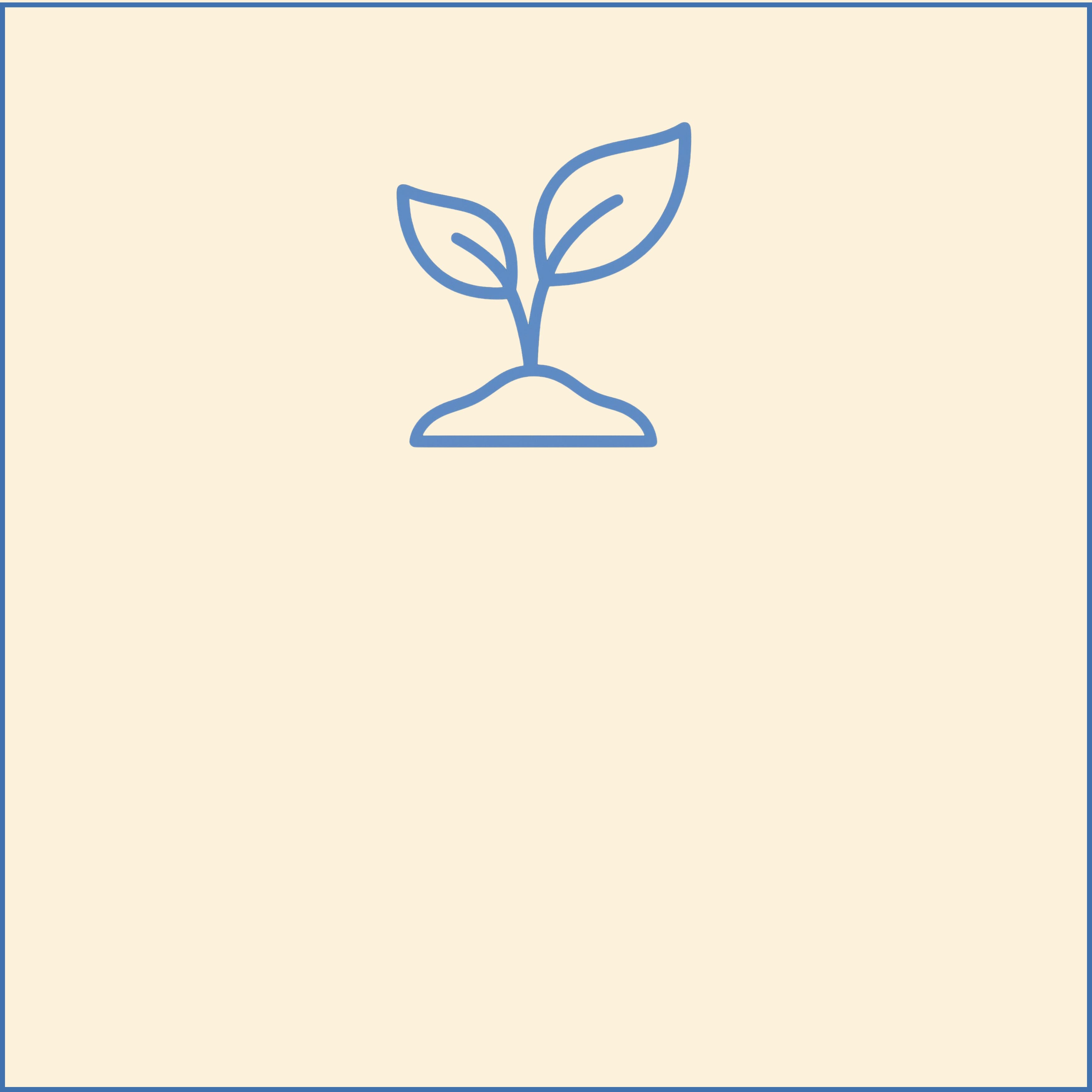 Graphic of growing plant with leaves