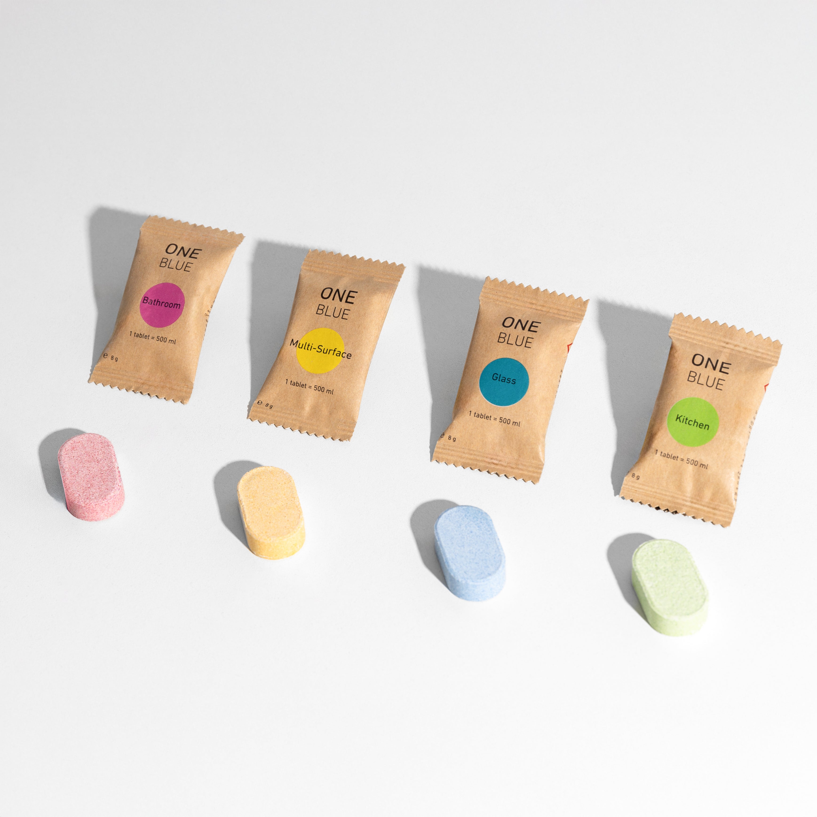 Multipack ecological cleaning products tablets